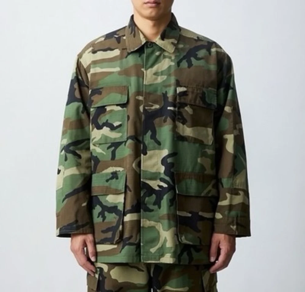 US Military M81 Woodland Camo BDU Field Jacket Size X-Large Regular 31
